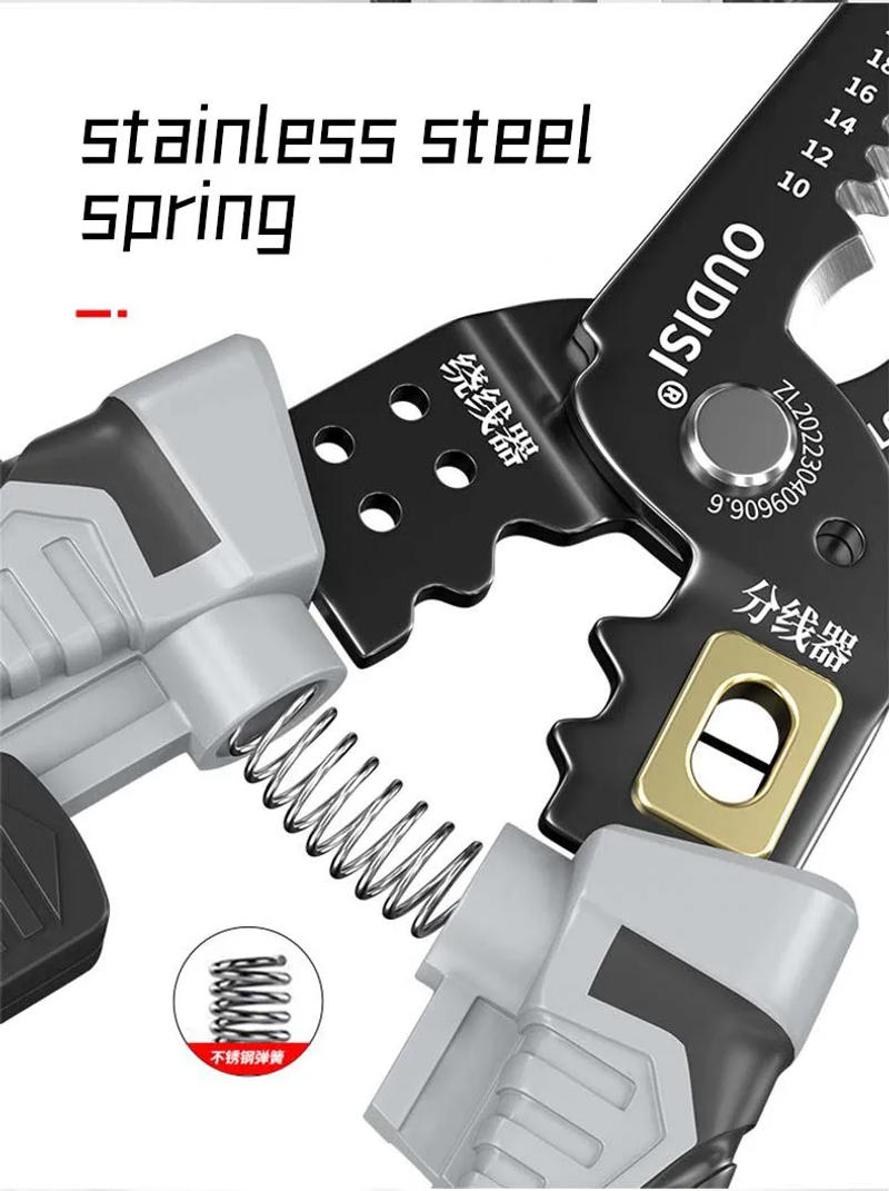 Description Picture 4 of itemWire Stripper Pulling Plier Wire Cutter Multifunction Repairing Scissors Electrical Stripping Crimping Plier Hand Tool