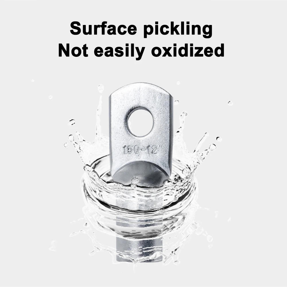 Description Picture 5 of item1/10PCS SC Terminal Lug Wire Connector Terminals Electric Cable Connector Ring Crimp Terminals Copper Tin-plated SC1.5-185 mm2