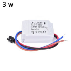 Home Led Drive Power Transformer Constant AC90-265V Accessories LED Downlight Light Lighting Parts PVC Power Supply 1pcs