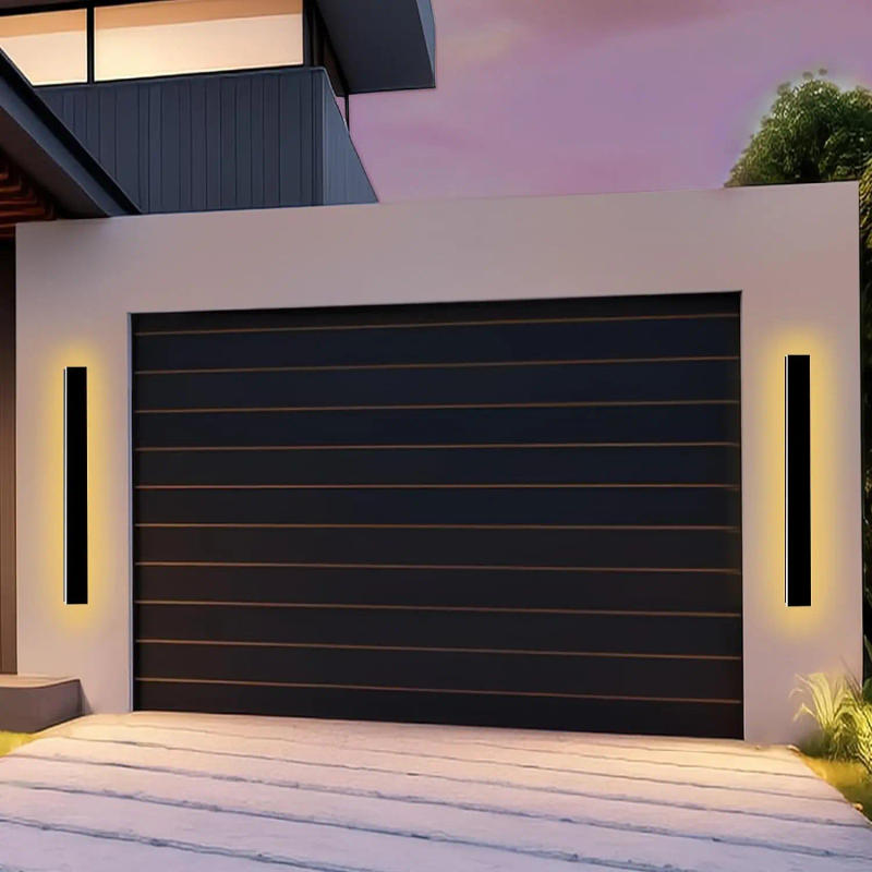 Description Picture 5 of itemLong Strip Outdoor Wall Sconces IP65 Anti Rust 3000K 4500K 6000K Black Waterproof Linear Wall Mount Lighting for Porch Courtyard