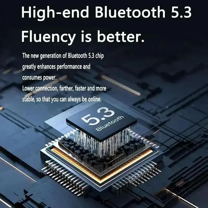 Description Picture 6 of item(Buy Headset Get Protective Case + Lanyard) T2 TWS Gaming Earbuds Bluetooth 5.3 Noise Reduction HD HiFi Stereo Wireless Earphone