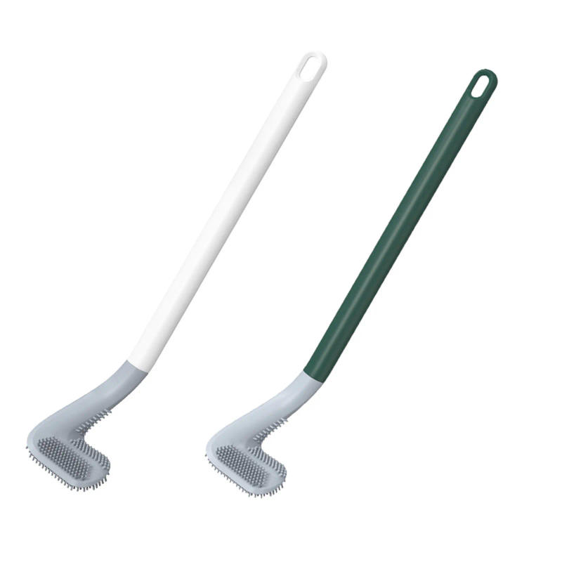 Description Picture 3 of itemGlue Wall-Mounted Corner Soft No Brush Brush Cleaning Dead Handle Toilet Cleaning Supplies Soap Dispensing Dish Brush