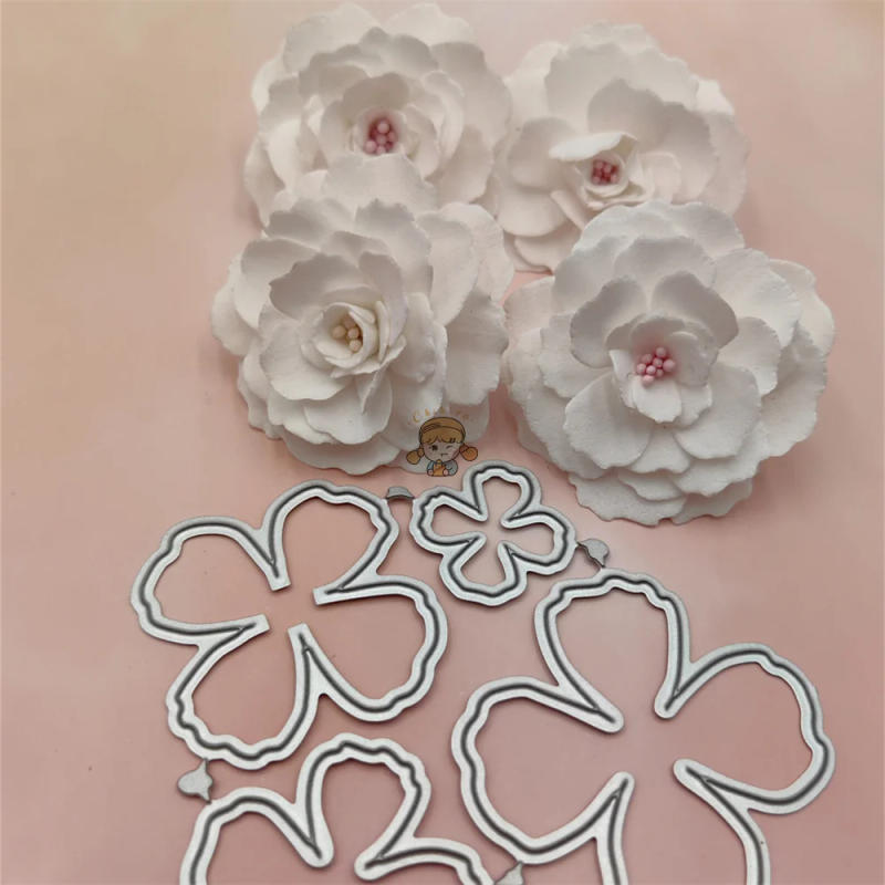 Description Picture 3 of itemFlower Set Die Stencil Metal Cutting Knives Cutting Dies Practice DIY Scrapbooking Album Die Cut Cutting Dies
