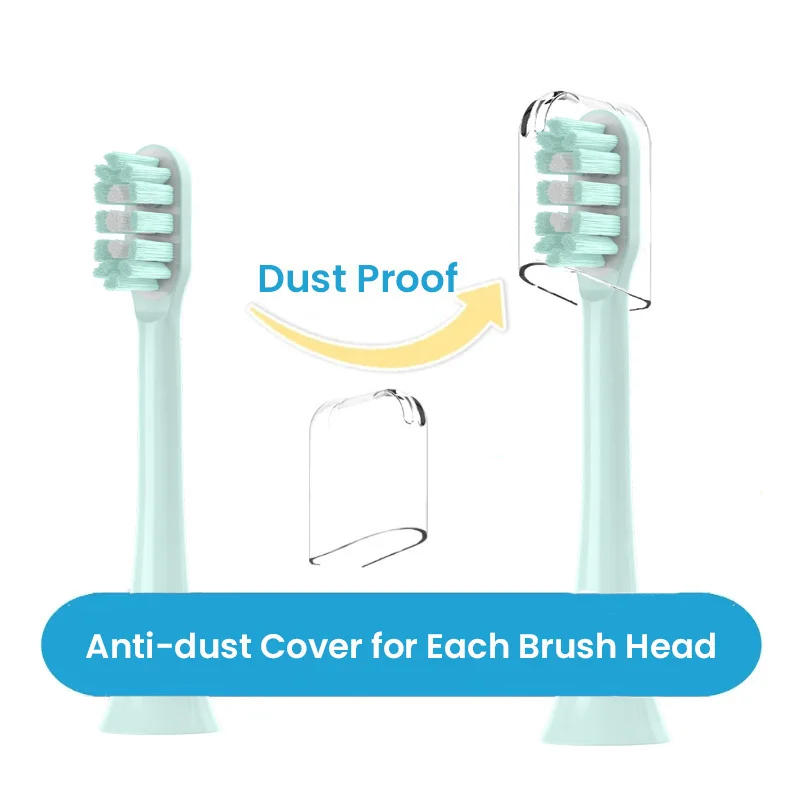 Description Picture 5 of item10pcs for SOOCAS X3/X3U/X5 Copper Free Replacement Toothbrush Heads Sonic Electric Tooth Brush Nozzle Heads Smart Brush Head