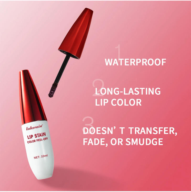 Description Picture 4 of itemPeel Off Matte Lipstick for Lips Stick 24 Hours Water Resistant Lipsticks Waterproof Lip Resistant Long Lasting Lip Inks