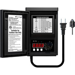 Malibu Power Pack 200watt Low-Voltage Weatherproof Transformer with Photo Sensor for Low-Voltage Landscape Lighting