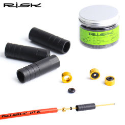 RISK 100pcs Bike Basic Cable end Caps 4mm shift 5mm Brake Cable Cover 20pcs Dustproof Bicycle Brake Derailleur Shifter Cable Cap