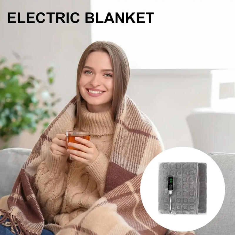 Description Picture 5 of item220V Electric Blanket Home Office Smart Heated Blanket Body Warmers Bed Sheet Cushion Pad Winter Thermal Heater Blanket Cushion