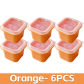 Orange- 6PCS