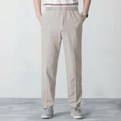 Men's Casual Pants Elastic Waist Drawstring Trousers Big Foam 12 Gift Outdoor Apparel Apparel