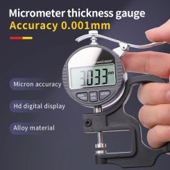 Electronic Thickness Gauge 12.7mm 0.01/0.001mm Digital Caliper Precise Micrometer Thickness Meter High Precision Measuring Tool