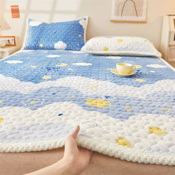 High Quality Quilted Mattress Cover  Anti-mite Mattress Protector Pad Cover Not Including Pillowcase