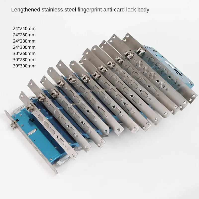 Description Picture 2 of itemIntelligent Lock Body, 60x68 all size Stainless steel Double active and double fast extended fingerprint lock body
