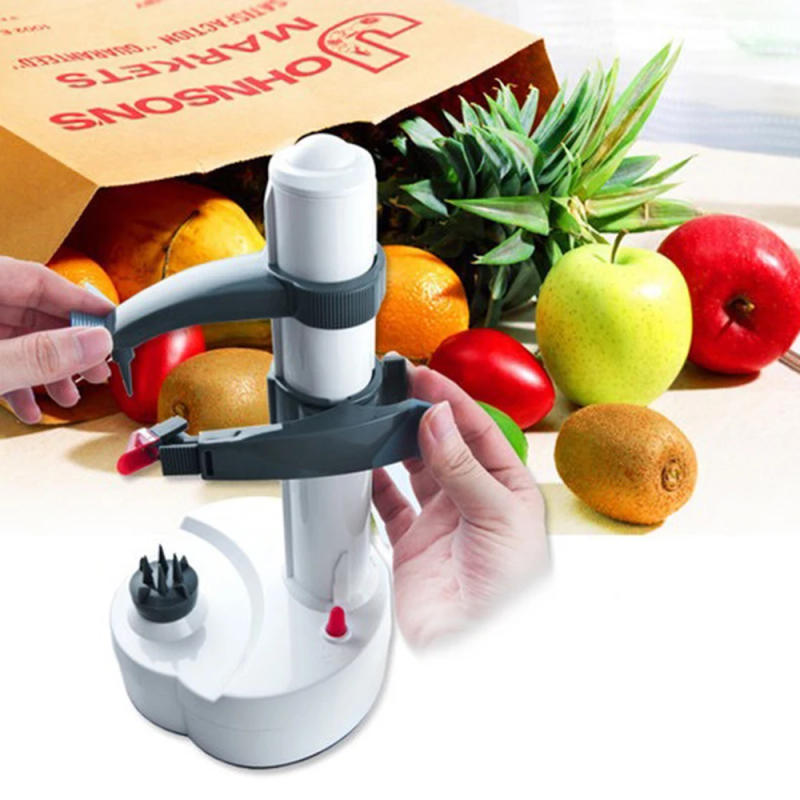 Description Picture 6 of itemMultifunctional Automatic Peeler Electric Spiral Apple Peeler Slicer Fruit Potato Automatic Battery Powered Peeler Kitchen Tools