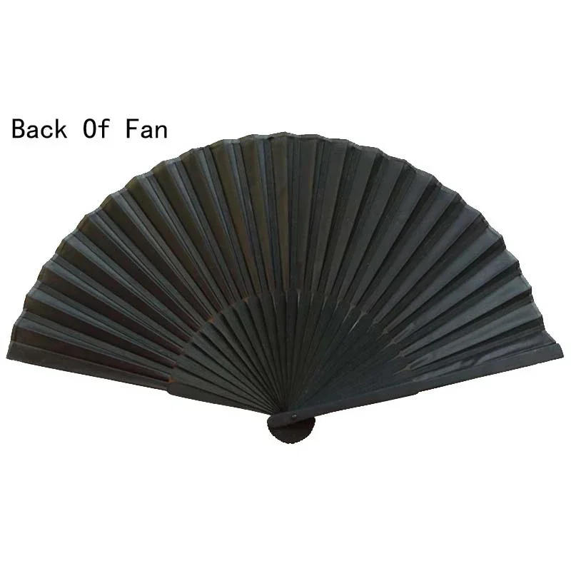 Description Picture 5 of itemBlack Hand Fan Vintage Folding Fans Wedding Party Favor Supplies Dance Home Party Folding Decorative Fans