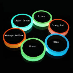 Self Adhesive Fluorescent Night Sticker Tape, Luminous Glow in the Dark, Safety Security, Home Decoration, Warning Adhesive