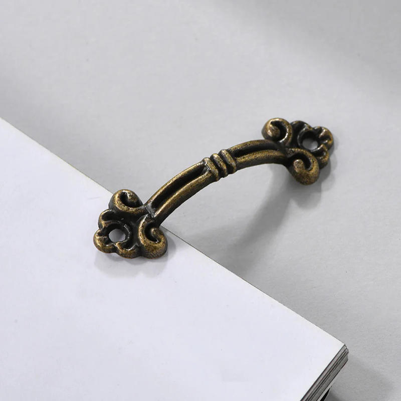 Description Picture 6 of item10pcs Cabinet Pulls Handle Antique Drawer Handle Jewelry Box Small Kitchen Cupboard Knob Furniture Drawer Hardware Accessories