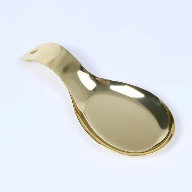 Description Picture 5 of item2Pcs Stainless Steel Spoon Rest Stackable Heat Resistant Kitchen Utensil Holder Fish Shape Thickened Spatula Holder Cooking Tool