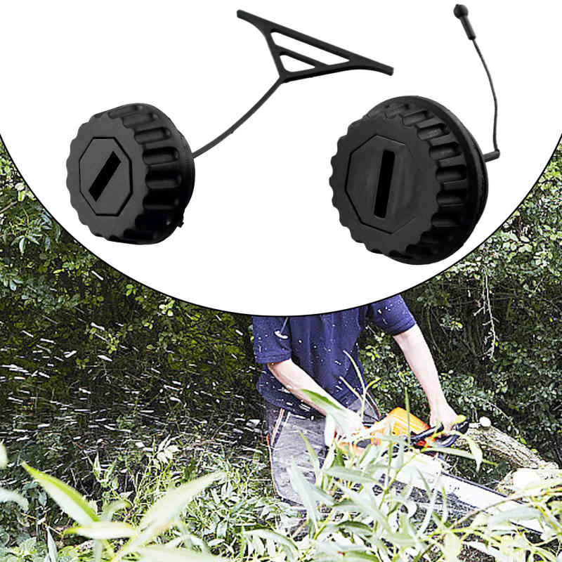 Description Picture 3 of item2Pcs/Set Fuel & Oil Cap Replacement For Stihl 021 023 025 026 034 036 038 044 Chainsaws Garden Power Tool Parts