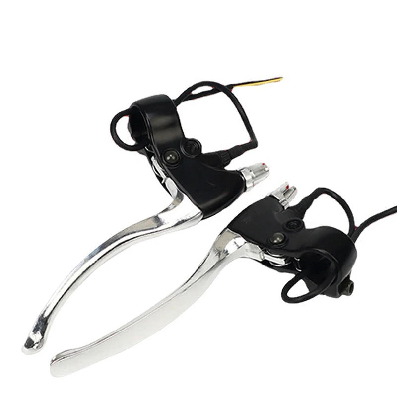 Description Picture 3 of item​1 pair E-bike Brake Lever Cut-off Power Switch Universal Electric Vehicle Bicycle E-scooter Replace Spare Set Kit Lock Function