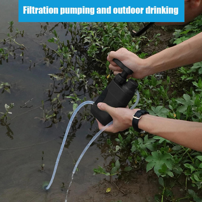 Description Picture 5 of itemOutdoor Water Filter Filtration System Portable Camping Water Purifier Emergency Supplies Drinking Water Filtering Survival Tool