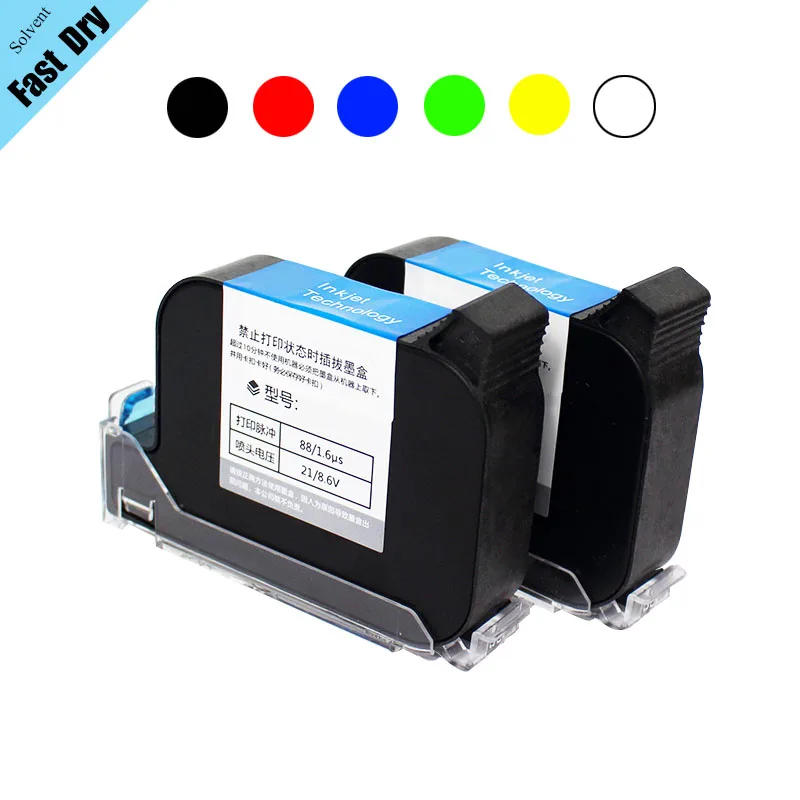 Description Picture 6 of itemEco Solvent Ink Cartridge 2588 Black Thermal Handheld Printer Ink Cartridge For 600DPI Portable Expiry Date 12.7mm Inkjet Coder