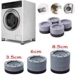 4PCS Anti Vibration Pads Washing Machine Plastic Feet Legs Mat Universal Silent Skid Raiser Mat Anti-vibration Pad Leg Base