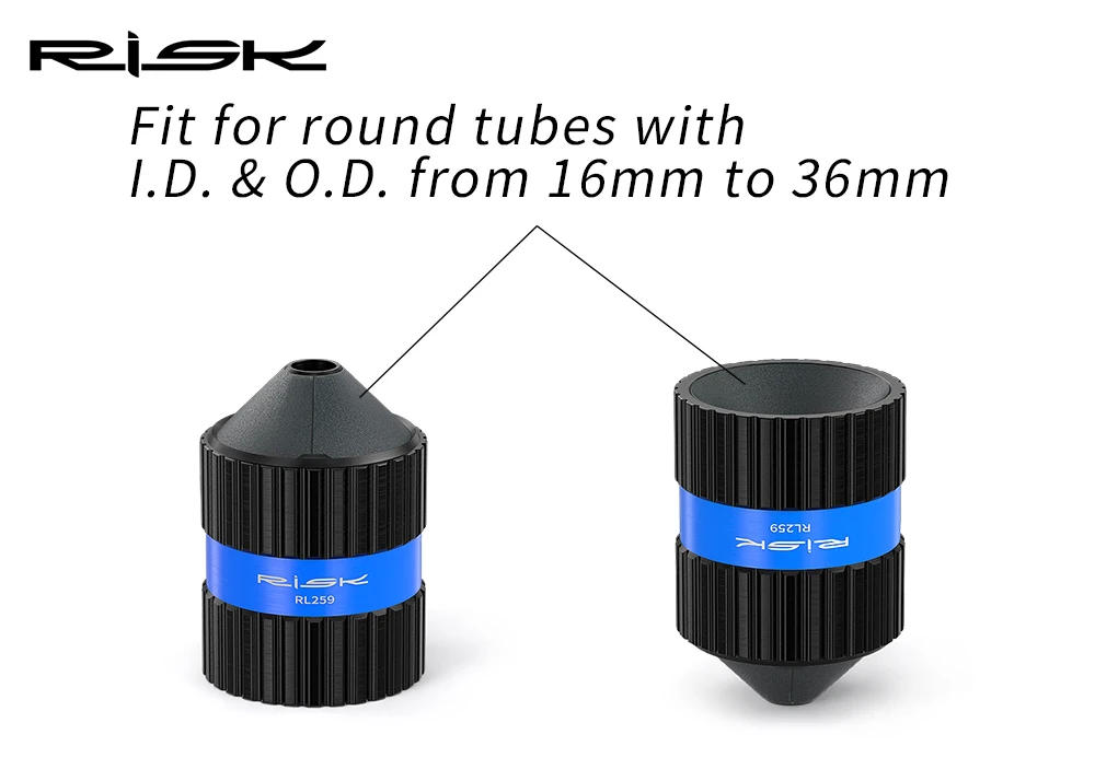 Description Picture 4 of itemRISK Bicycle Fork Seatpost Cutting Grinder Hand Polish Angle Grinding Trimming Tool Bike Fork Corner Repair Tool with Sand Paper