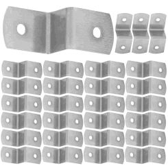 100 Pcs Z Type Hook Frame Hanging Photo Fastener Picture Supplies Canvas Clips for Table Tops Shelf Brackets