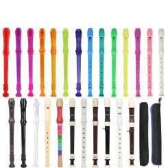 8-Hole Flute Set Harp Vertical Flute Beginners Professional Practice Recorders Wooden ABS Flute Orff Woodwinds Children's Gift