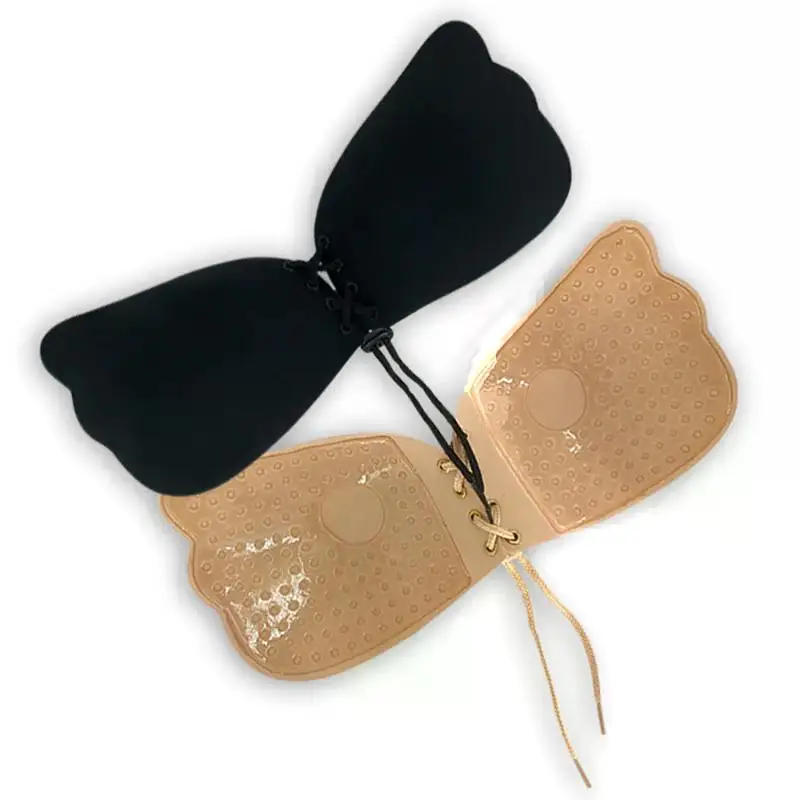 Description Picture 4 of itemInvisible Strapless Adhesive Stick Bra Strapless Push Up Bras Women Sexy Backless Lingerie Seamless Silicone Bralette Underwear