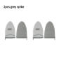 2pcs grey spike