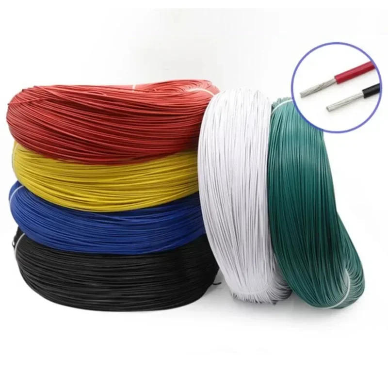 Description Picture 3 of item5/10M UL1430 PVC Electrical Wire Cable Copper Tinned 30/28/26/24~14AWG Electronic Wires Cable Wires  LED Lamp Lighting Line DIY