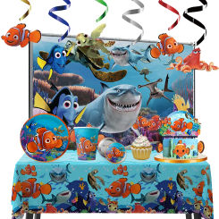 Disney Finding Nemo wedding decoratons Disposable table decoration & accessories balloon sticker Children's decorative supplies