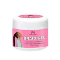 OEM 30g/250g/500g Braid Gel Edge Control Extra Hold Loc Twist Conditioning Shining Braid Gel