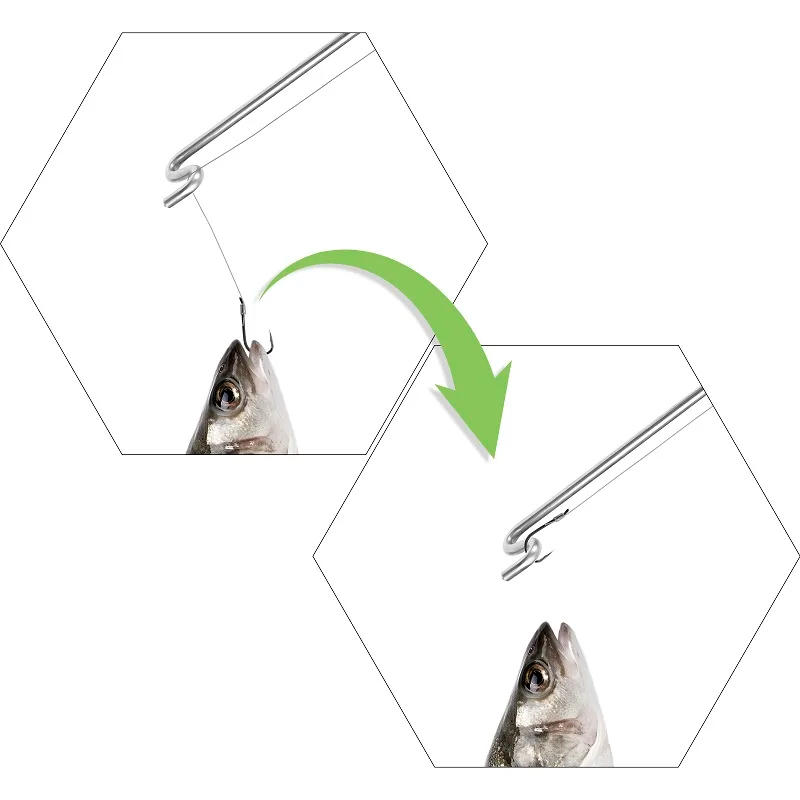 Description Picture 6 of itemPullther Fishing Hook Remover Middle Fishhook Dehooker Hook Extractor Detacher Disgorger Rapid Decoupling Device Fish Hook Tool