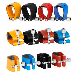 Saxophone Leather Clip Colorful Leather Mouthpiece Ligature Clip Adjustment for Soprano/Tenor Sax Woodwind instrument Parts