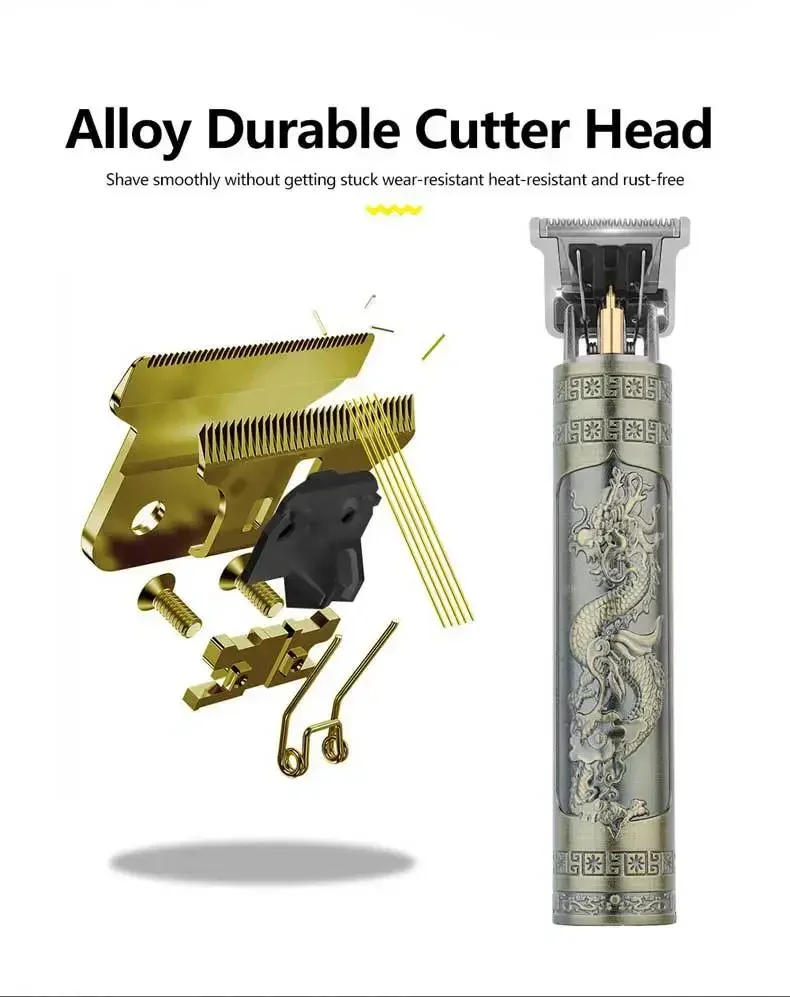 Description Picture 6 of itemRetro T9 Original Haircutting Machine Set Jackets Trimmer Men's Electric Shaver Male Lence Pro Barber Shaver for Sensitive Areas