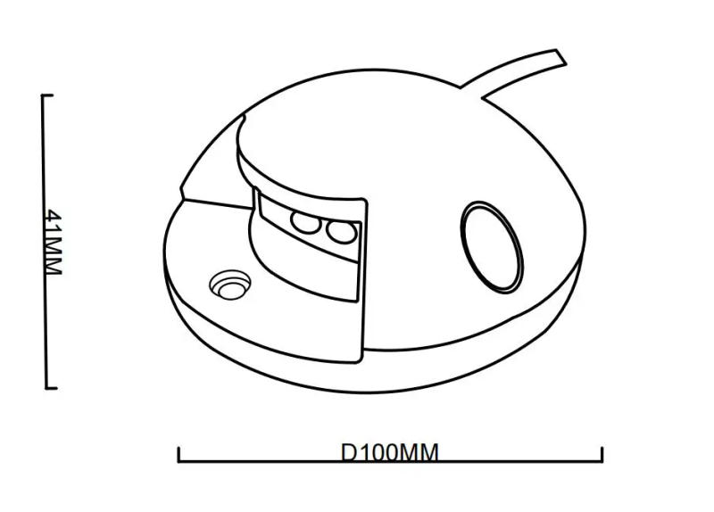 Description Picture 6 of item3W 60 Degree LED Step Light Outdoor IP66 Surface Mounted