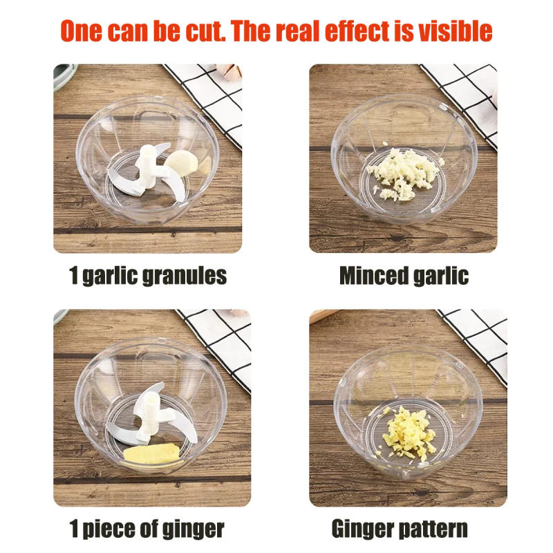 Description Picture 3 of itemMasher Tools Manual Garlic Press Multi-function Garlics Grinding Chopper Food Vegetables Cutter Meat Grinders Kitchen Gadgets