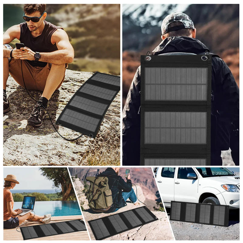 Description Picture 3 of itemSMARAAD 20W Monocrystalline Silicon Solar Panels Portable Foldable Mini Folding Solar Panel Usb Charger Outdoor waterproof