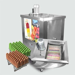 Latest Hot Sale Commercial Ice Popsicle Machine Ice Lolly Machine Popsicle Ice Cream Making Machine 1 Mold OEM Power Milk Food