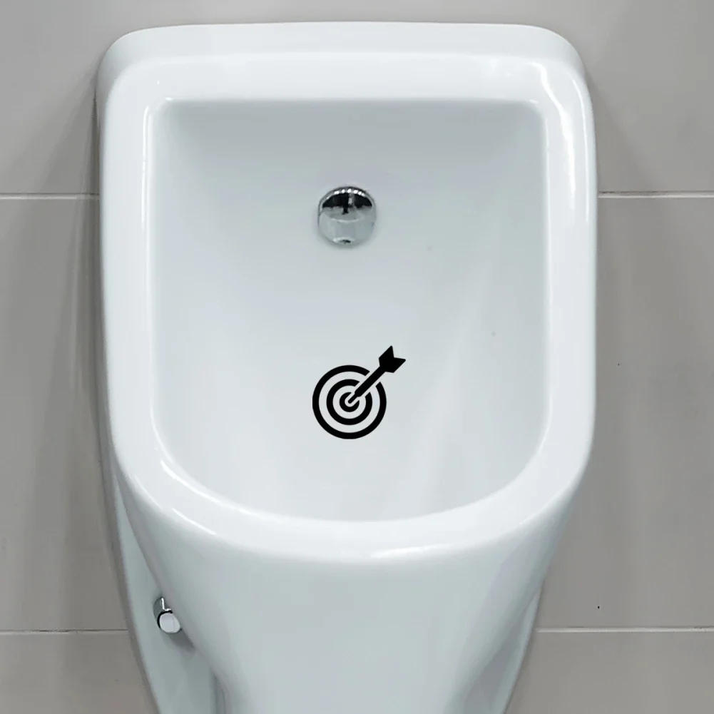 Description Picture 2 of item1PC Creative Hit The Target Toilet Stickers Home Decoration Wall Decals Mural Art Poster PVC Sticker on The Wall Toliet Naklejki