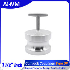 Camlock Type DP DN40 1-1/2 Inch 304SS Tanker Truck Oil Seal Plug Hydraulic Quick Disconnect End Cap Fittings