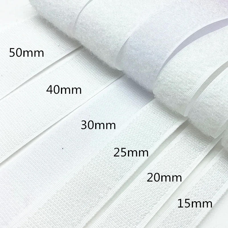 Description Picture 4 of item5Meters/Pair Nylon Hook and Loop Fastener Tape No Glue Hook Loop Adhesive Sewing-On Magic Tape DIY Clothing Accessories