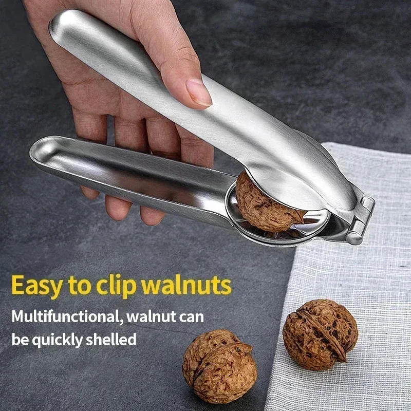 Description Picture 6 of itemStainless Steel Chestnut Opening Machine Nut Cracker Sheller Walnut Pliers Chestnut Cutter Opener Kitchen Gadgets Accessories