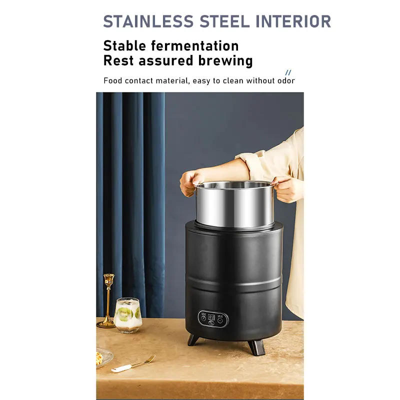 Description Picture 3 of item8L and 12L Yogurt Fermenter Electric Greek Yogurt Maker Home Appliances Made of Stainless Steel