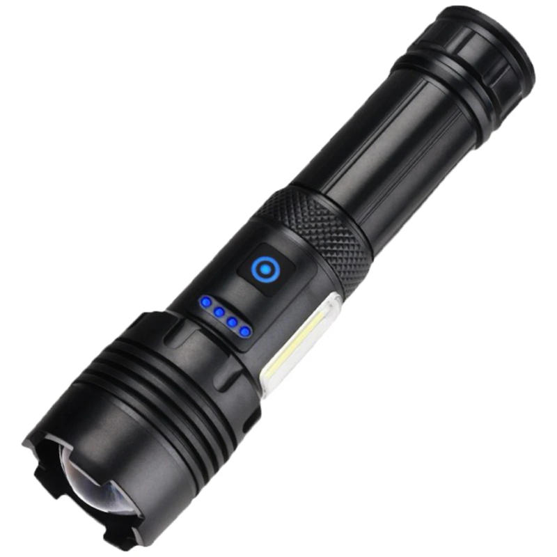 Description Picture 4 of itemHigh Power LED Flashlight High Lumens Flashlight USB Rechargeable Zoomable Outdoor Camping Lantern for Outdoor Fishing Adventure
