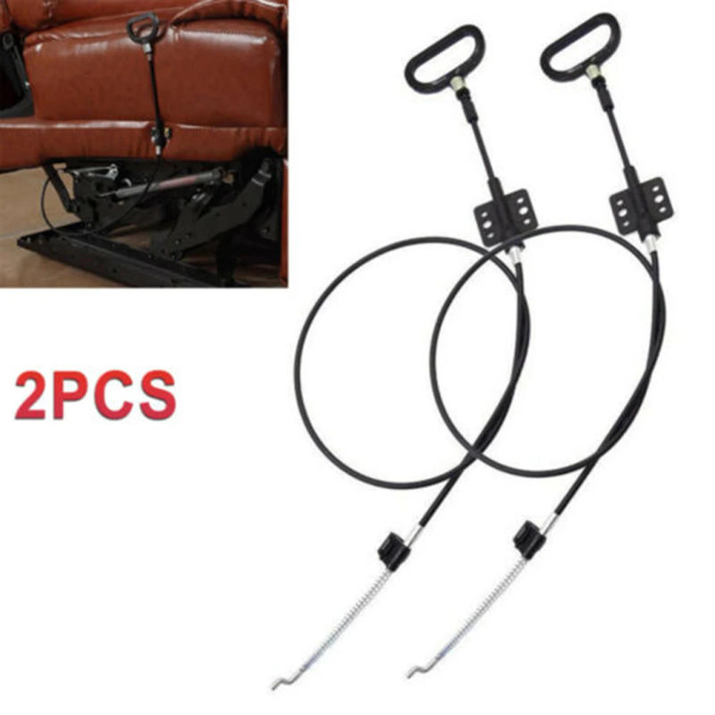 Description Picture 3 of itemFurniture Parts & Accessories 2Pack Universal Recliner Release Cable Replacement D-Ring Pull Handle Sofa Chair