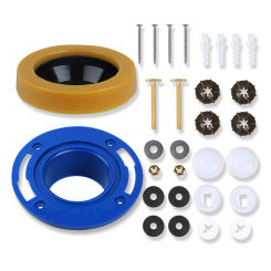 Toilet Flange Fixing Screws Install Butter Seals And Lock Anchor Screws Toilet Wax Ring Installation Home Improvement High Quali